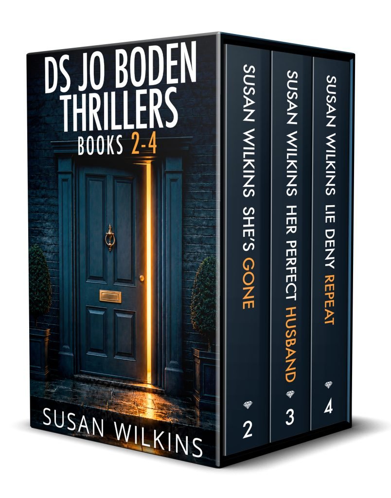 Cover of DS Jo Boden Thrillers Books 2–4, a three-book box set by Susan Wilkins