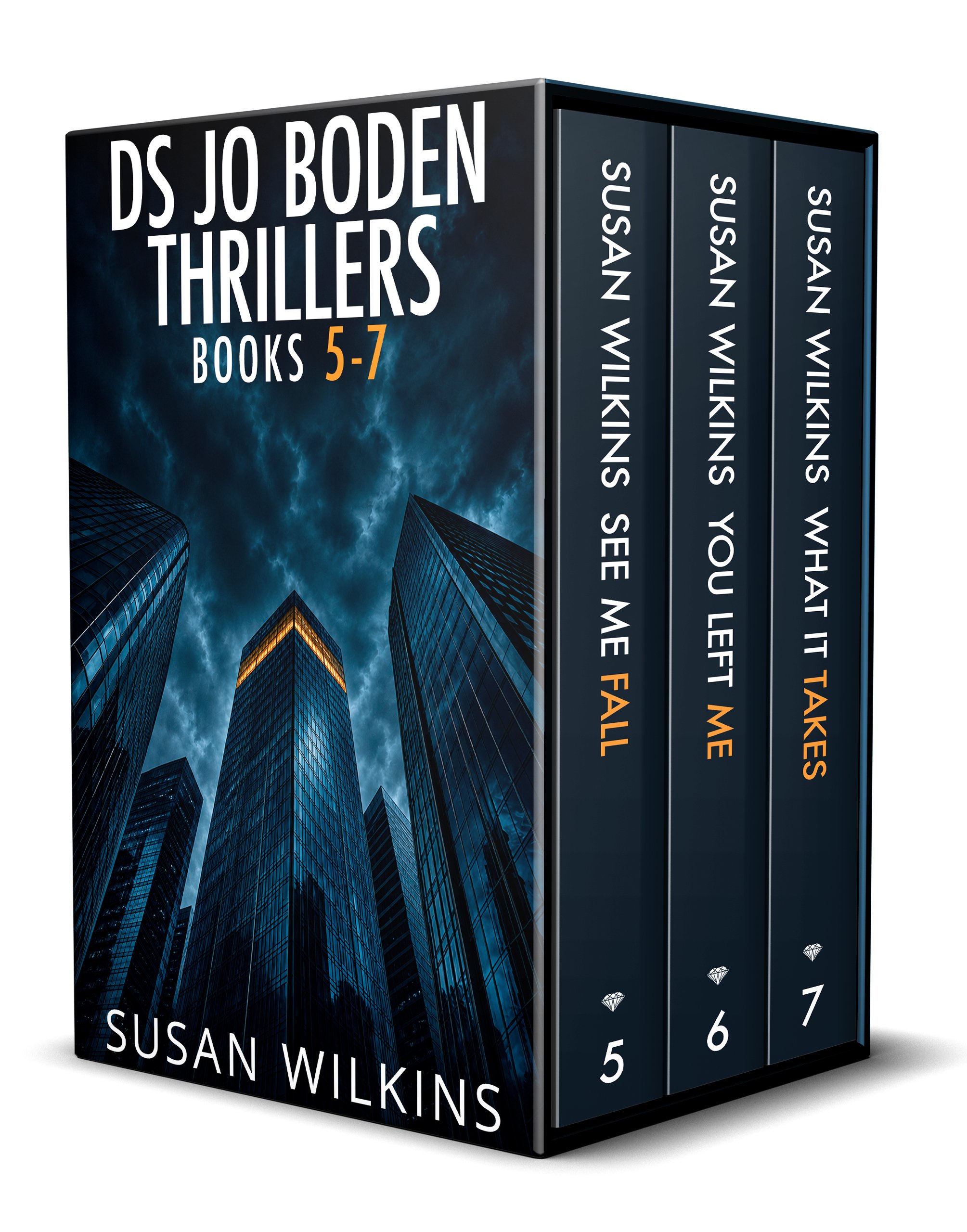 Cover of DS Jo Boden Thrillers Books 5–7, a three-book box set by Susan Wilkins